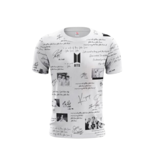 BTS Digitally Printed Fashion T-Shirt