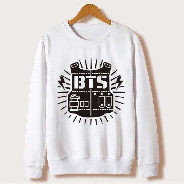 Bts Black Logo Sweatshirt