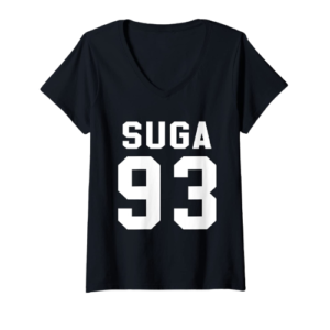 BTS Suga Black T Shirt