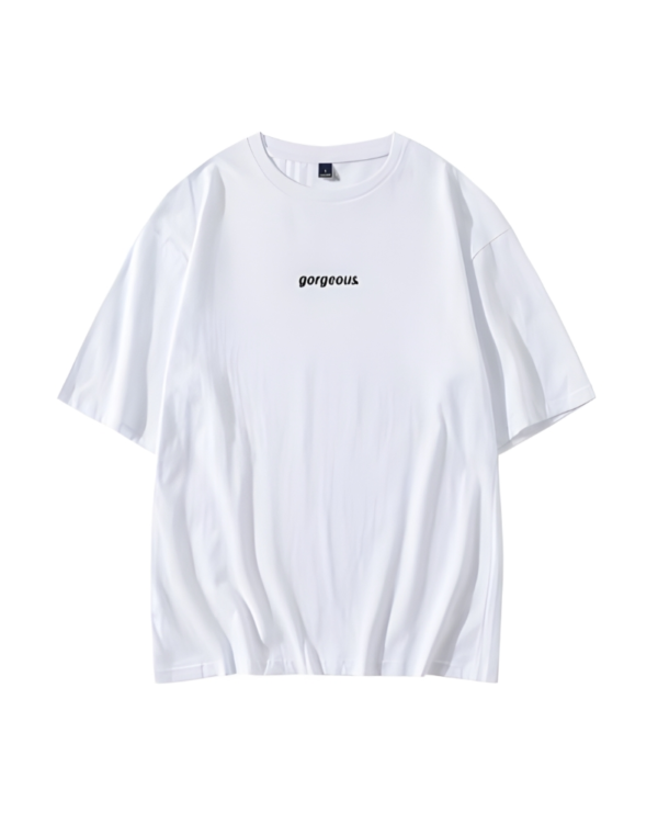 White Gorgeous Print T-Shirt | Suga – BTS