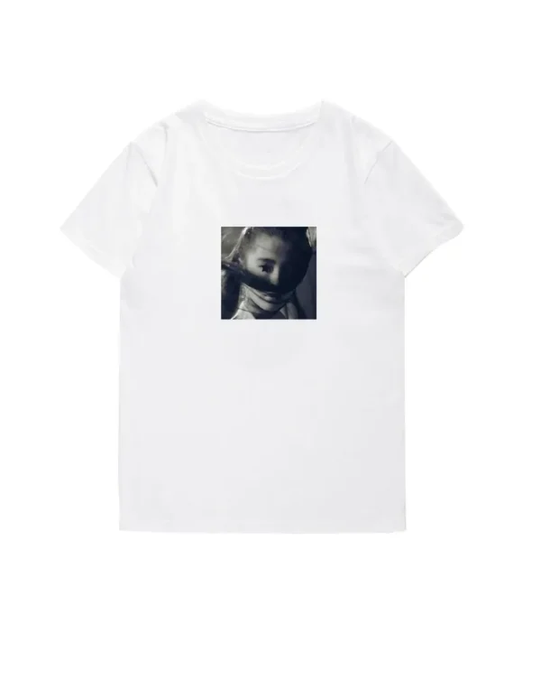 White Star-Eyed Girl Monochrome T-Shirt | Jungkook – BTS