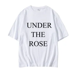 White ‘Under The Rose’ Print T-Shirt | Taehyung – BTS
